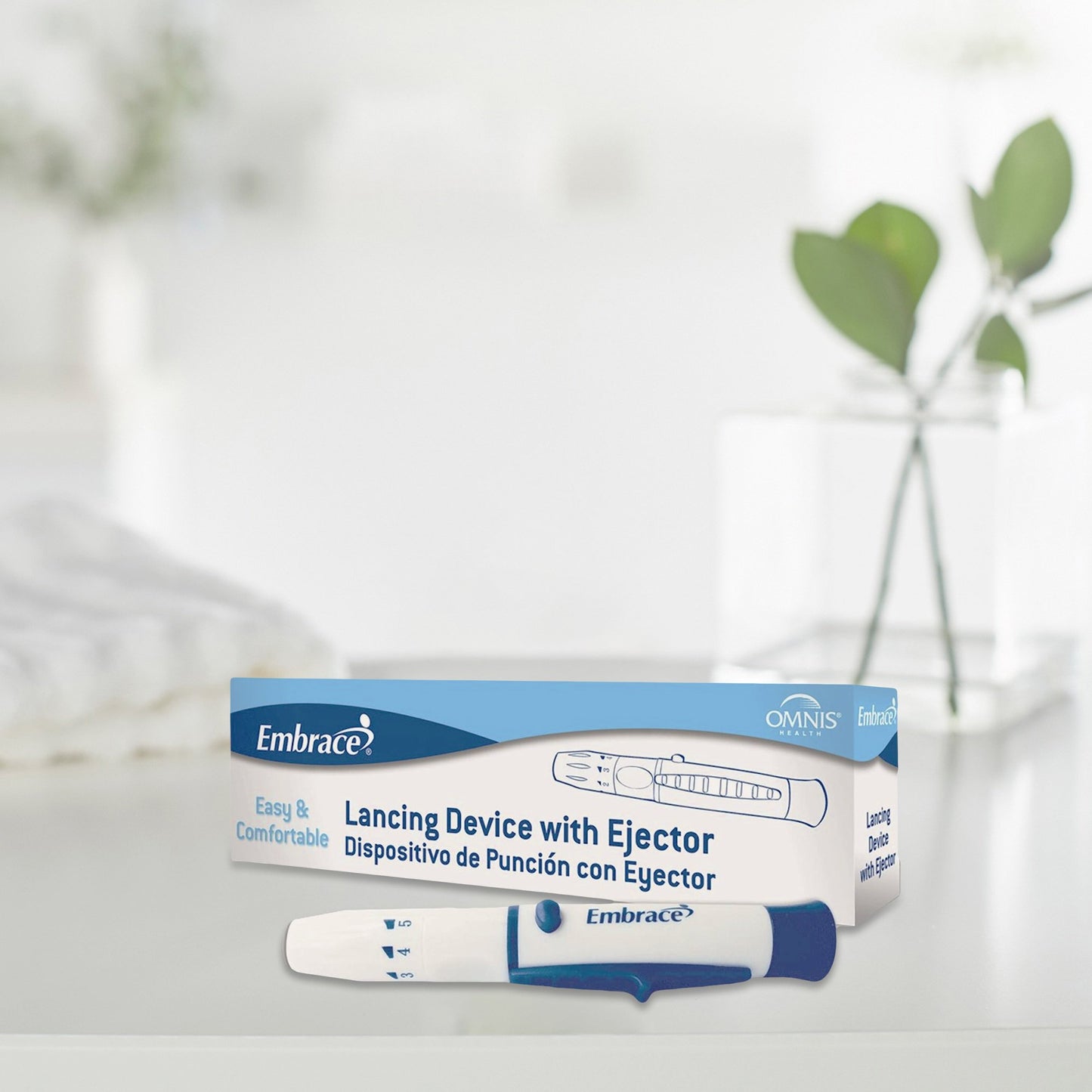 DEVICE, LANCET EMBRACE W/EJECTOR