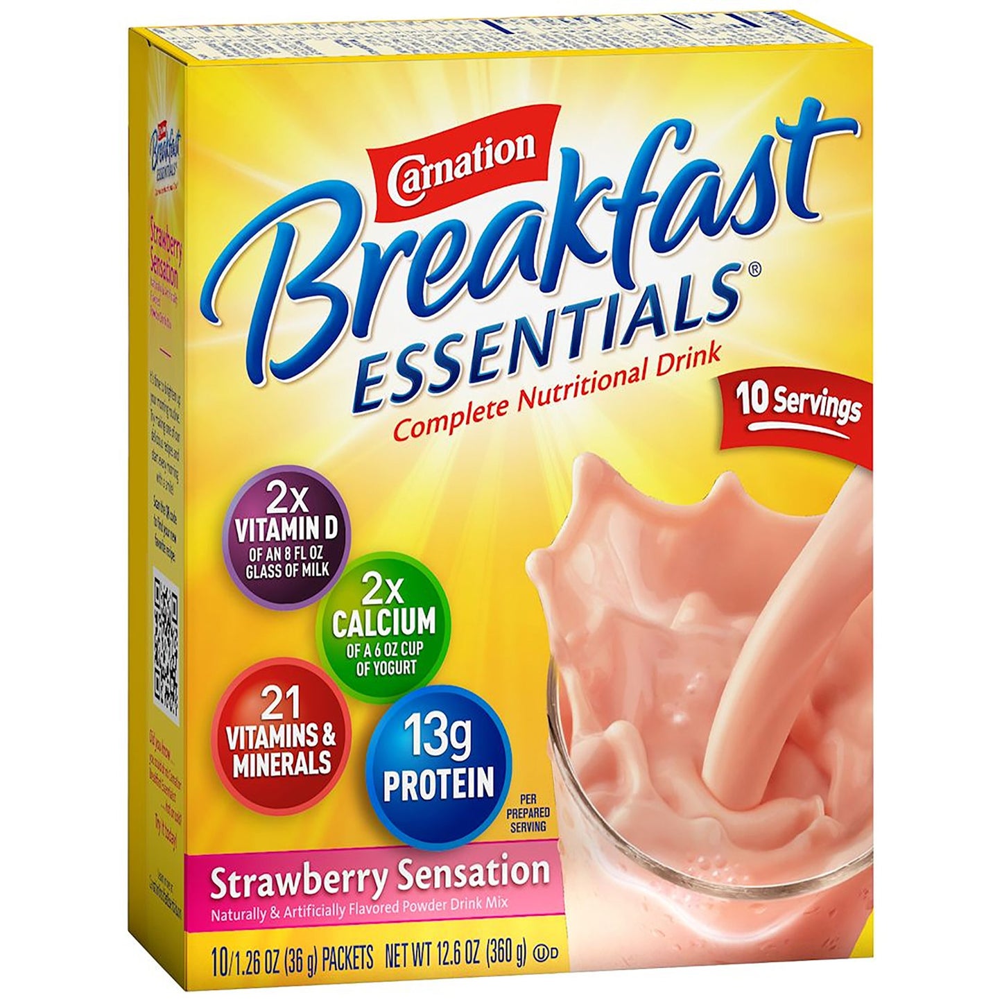 CARNATION INST BRKFST, PDR STRWBRY