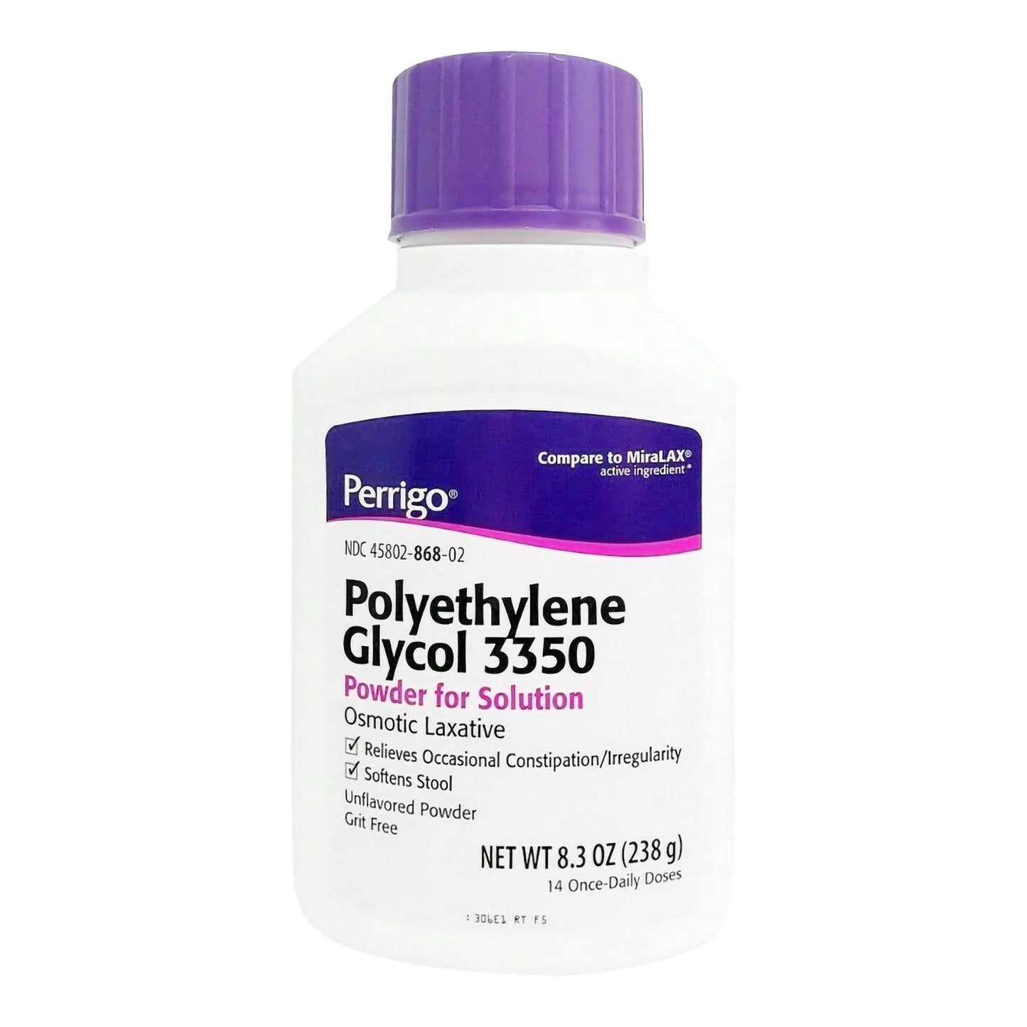 POLYETHYLENE GLYCOL, PDR 17GM8.3OZ