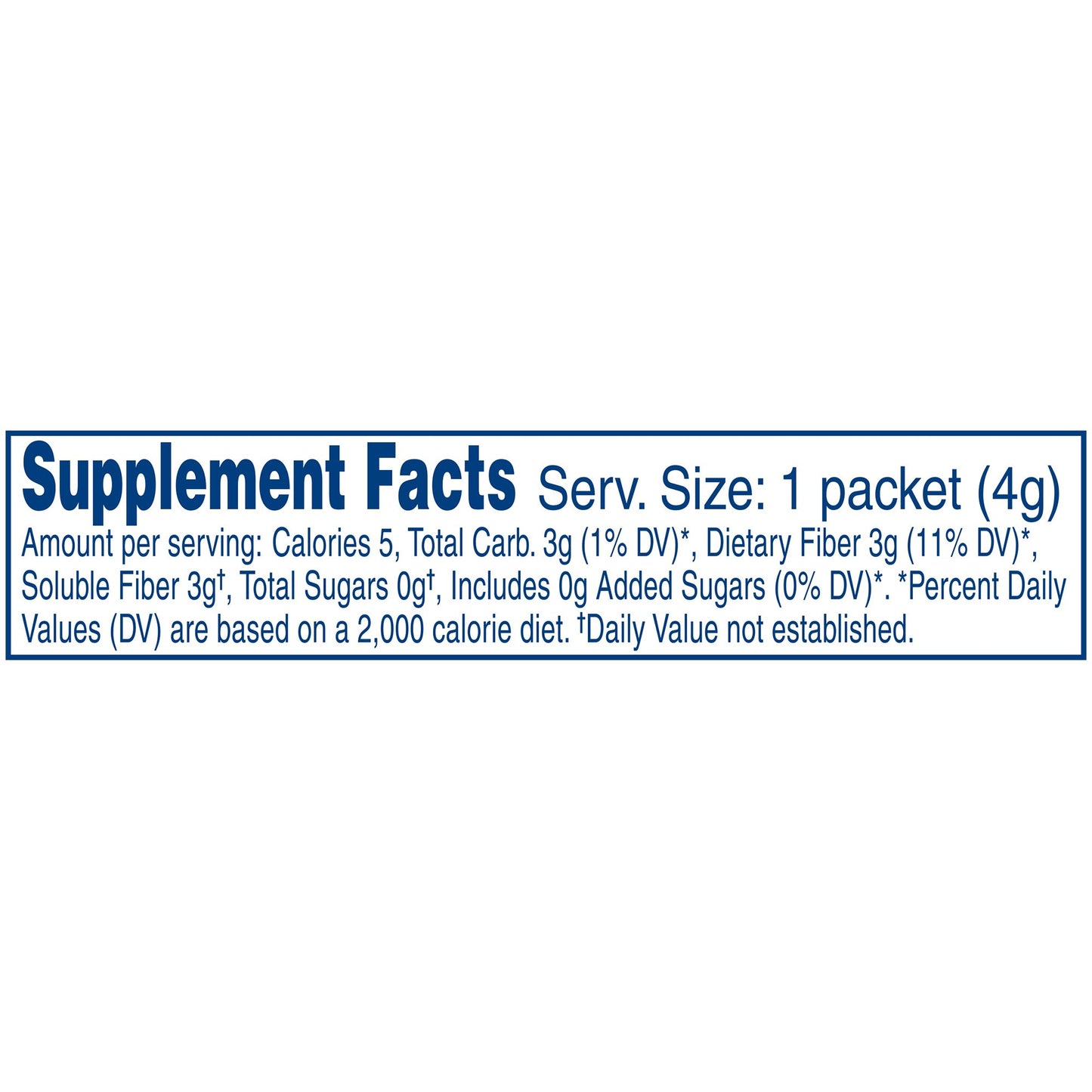 NUTRISOURCE FIBER, PDR 4GM
