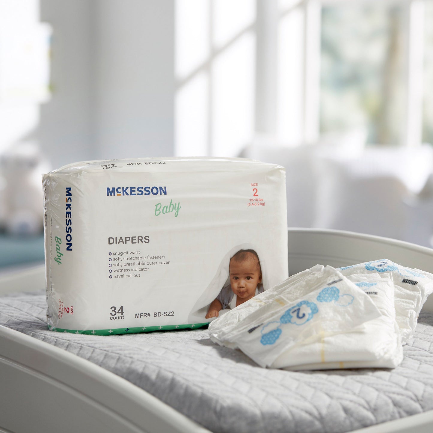 DIAPER, BABY SZ2 12-18 LBS