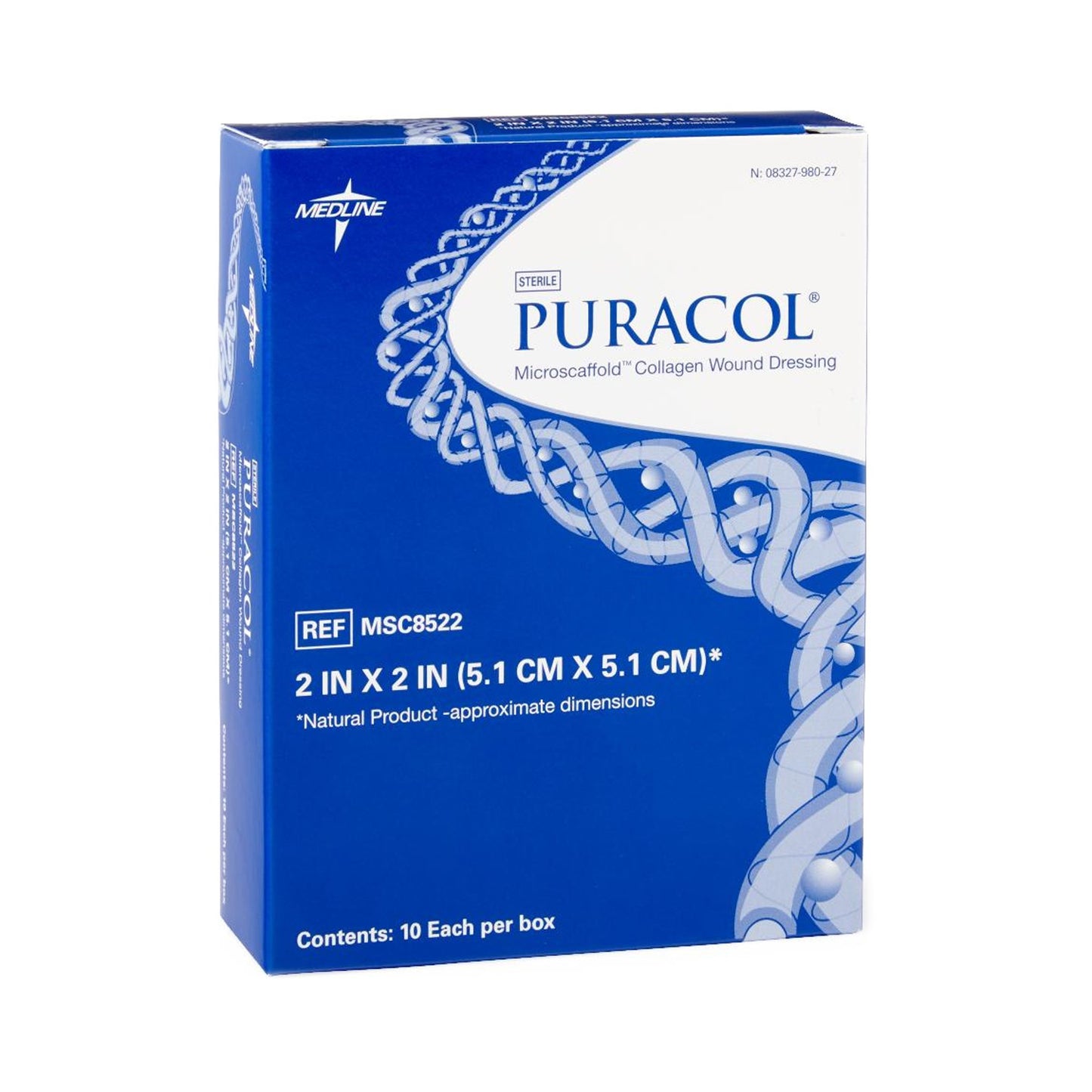 DRESSING, COLLAGEN PURACOL 2X2