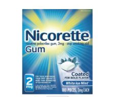 NICORETTE, GUM ICE MINT WHT 2MG