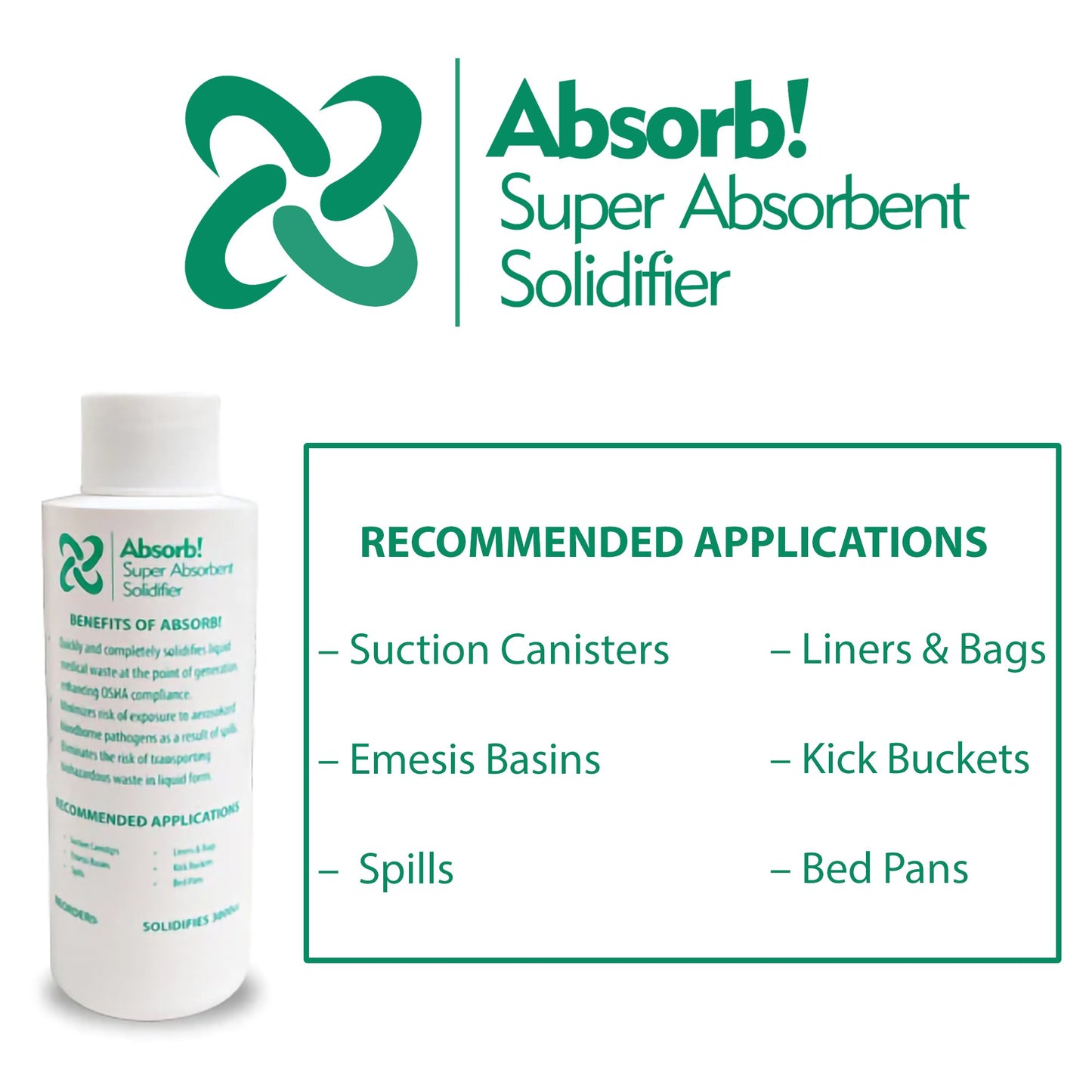 SOLIDIFIER, ABSORB 1,200CC