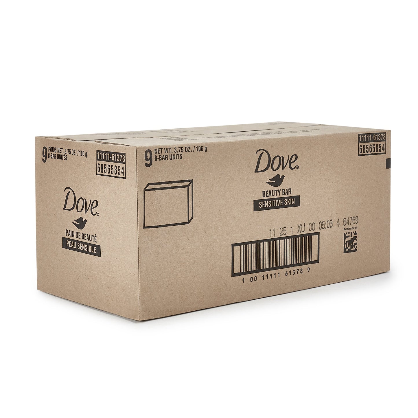 SOAP, BODY DOVE BAR UNSCENTED4OZ