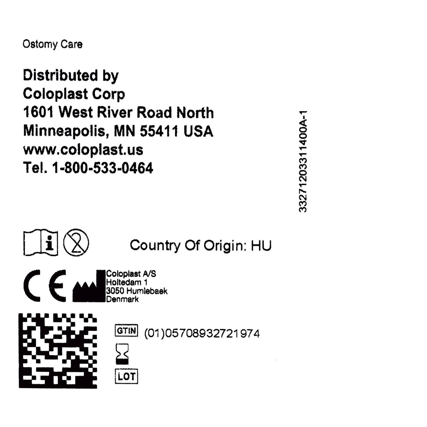 SEAL, F/OSTOMY POUCH BRAVA THIN 1 1/8"X3"