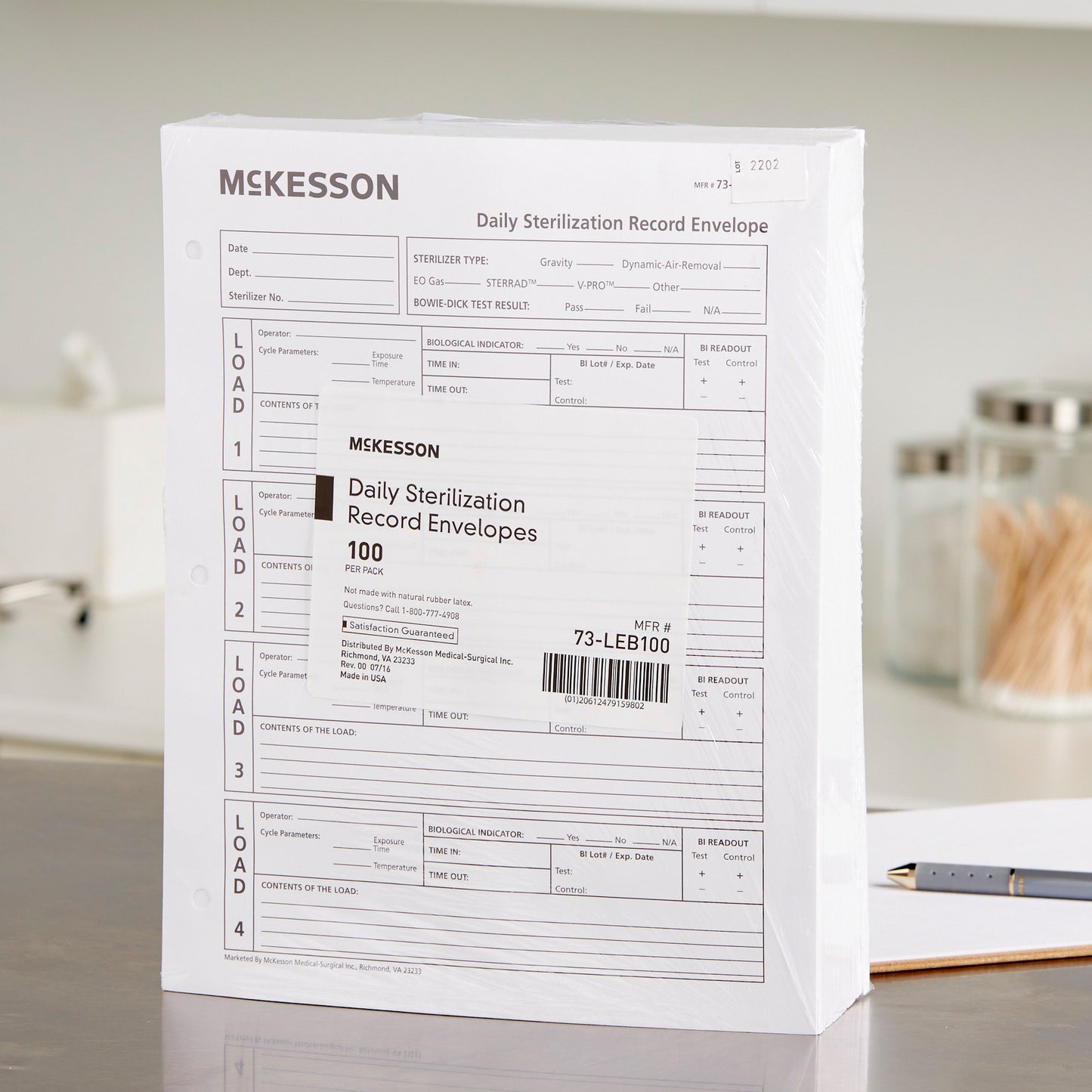 ENVELOPE, STERILIZER RECORD
