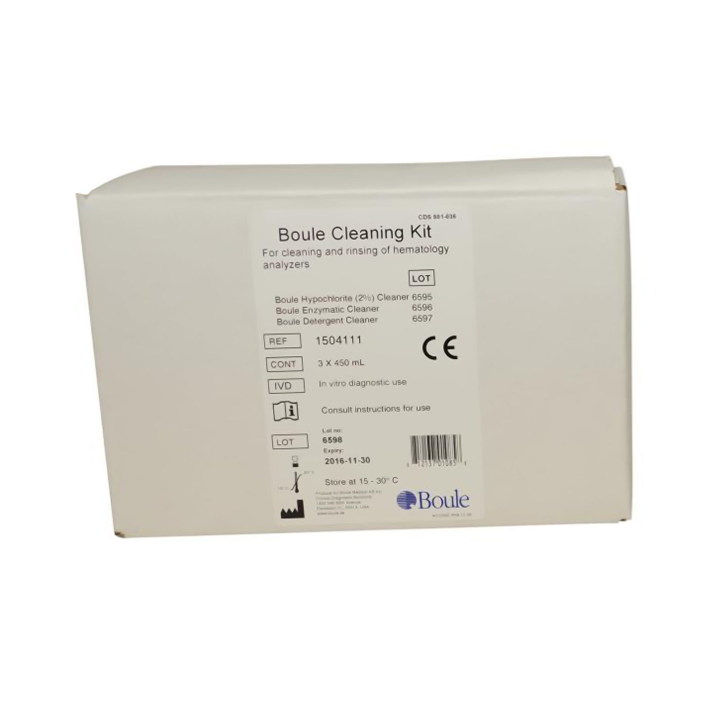CLEANING KIT, BOULE MEDONIC M-SERIES 3X4.50ML CLINIC