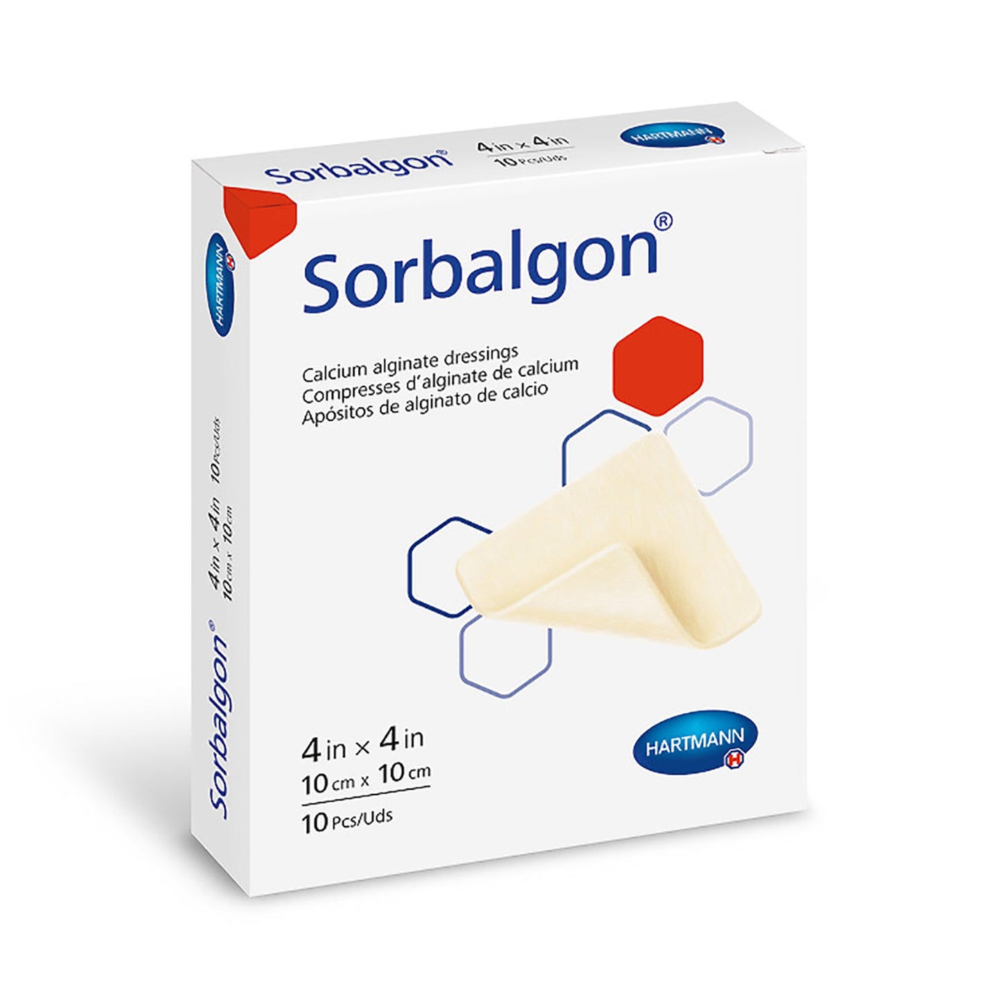 DRESSING, SORBALGON CALCIUM LF2"X2"