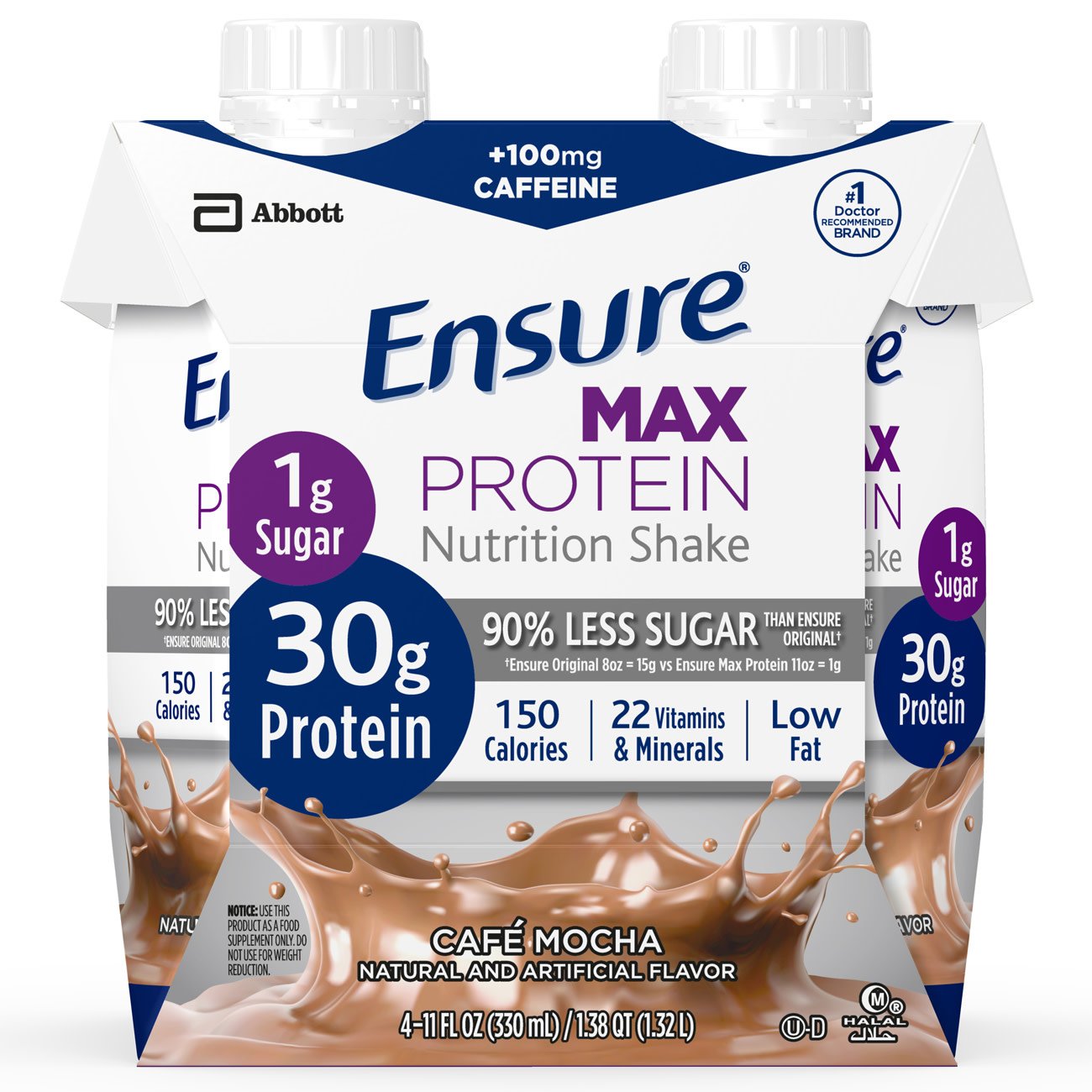 ENSURE, MAX PROTEIN RTD CAFE MOCHA 330ML