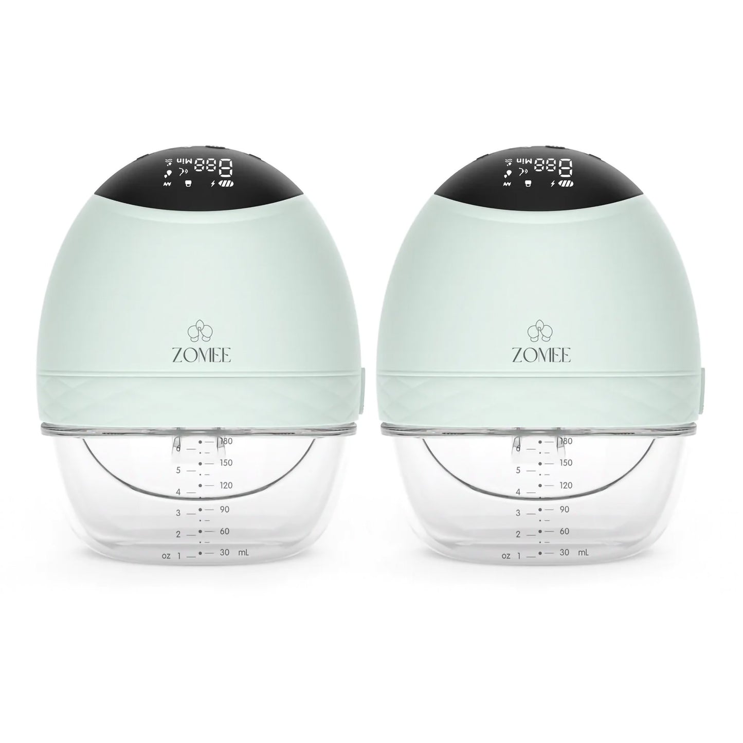 PUMP, BREAST ZOMEE FIT DBL HAND WEARABLE