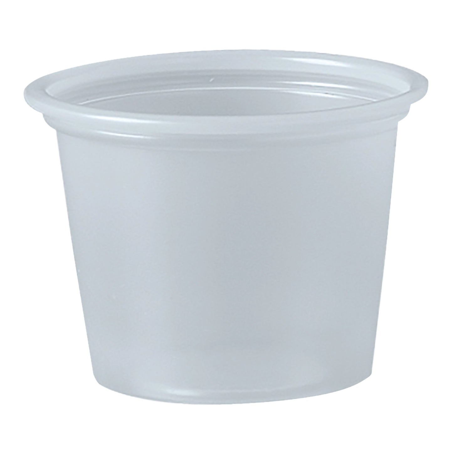 CUP, SOUFFLE PLAS TRANSLCNT 1OZ