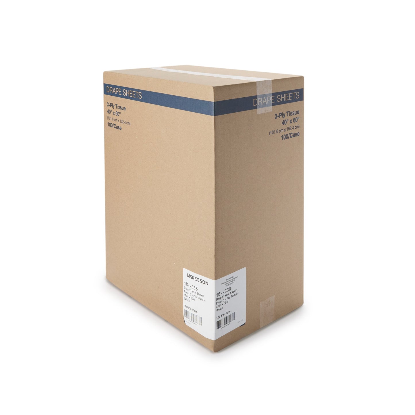 SHEET, DRAPE 3PLY WHT 40X60