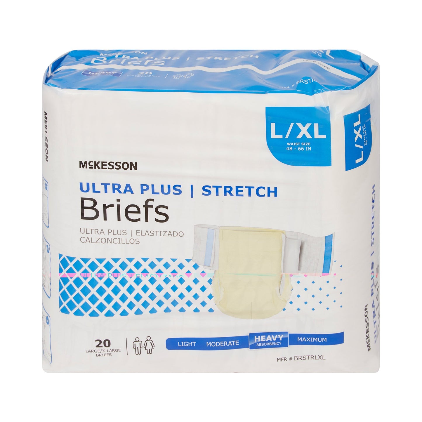 BRIEF, TAB CLSR ULTRA PLUS LG/XL 48-66