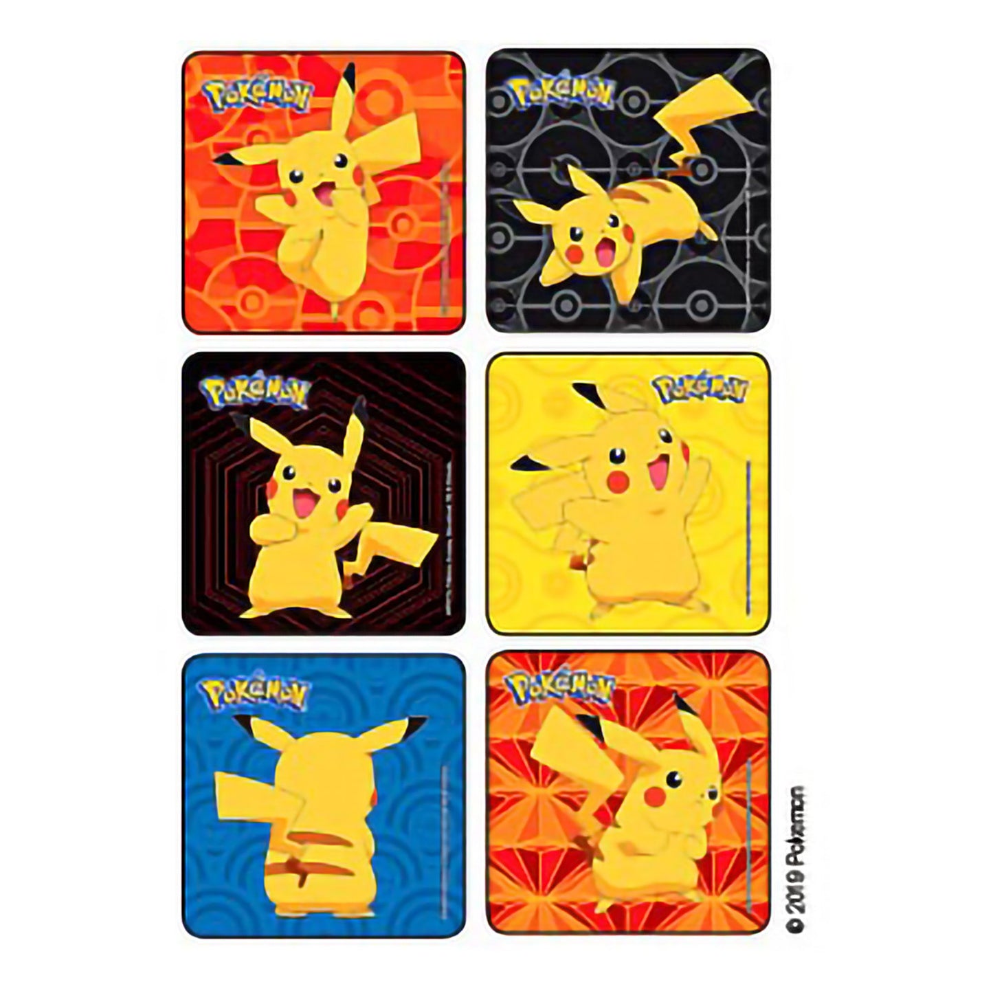 STICKERS, POKEMON PIKACHU