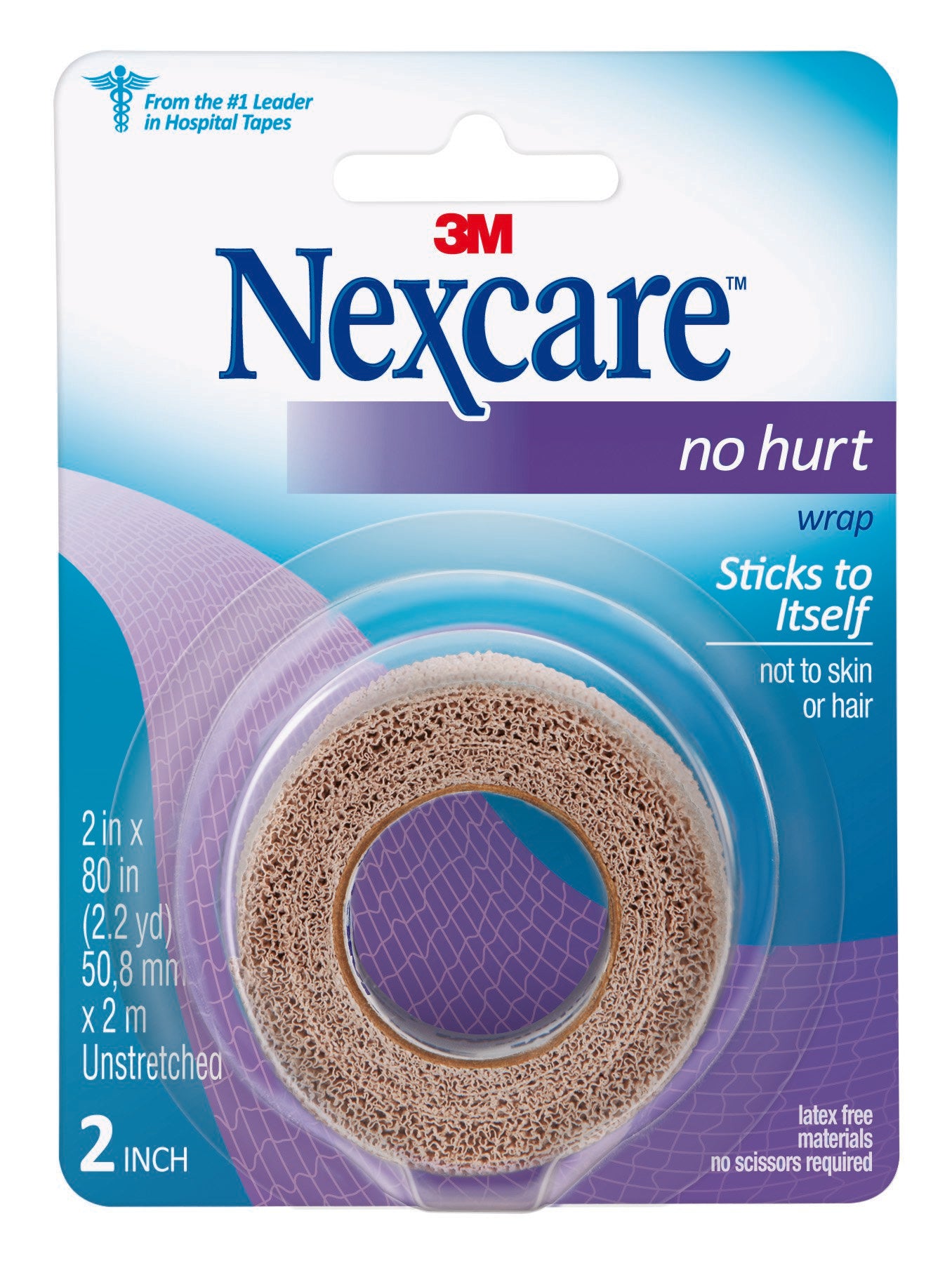 WRAP, NEXCARE NO HURT 2"X80"