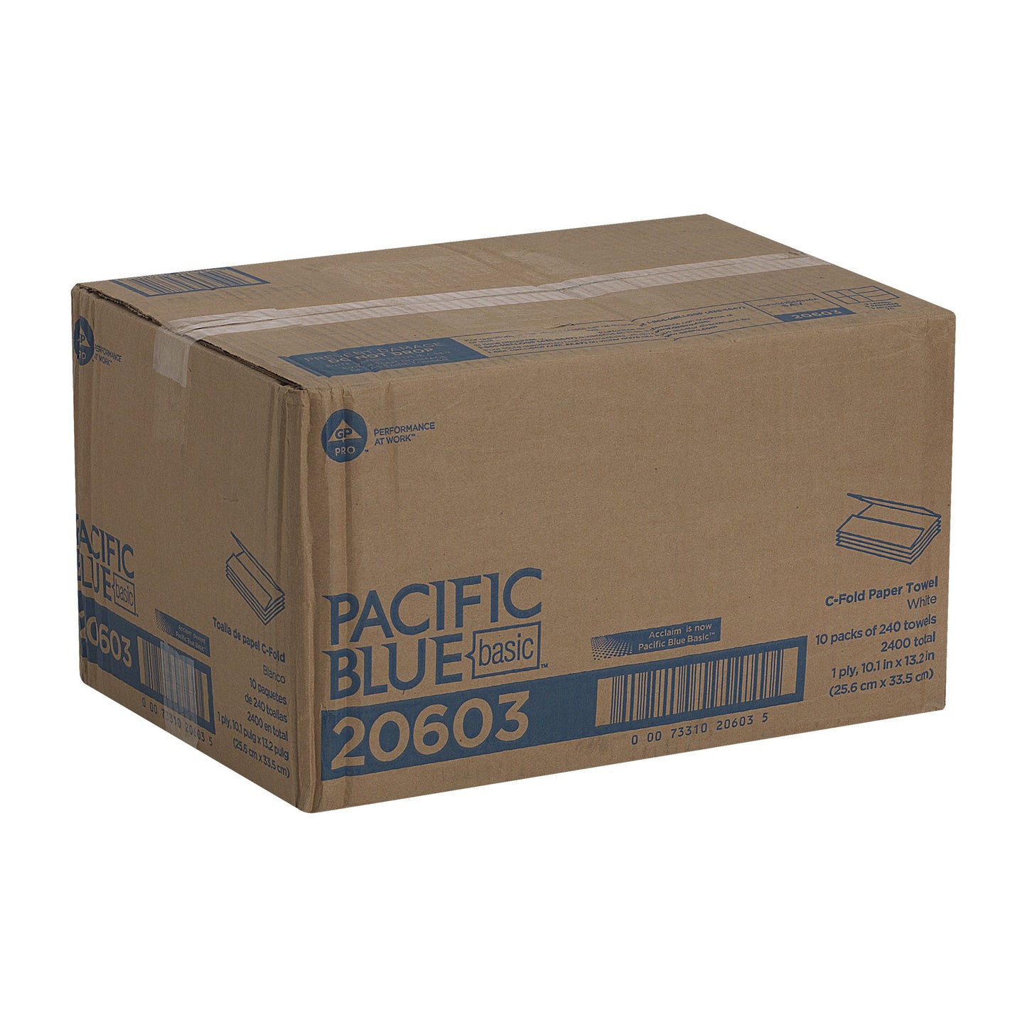 TOWEL, PAPER C-FOLD WHT