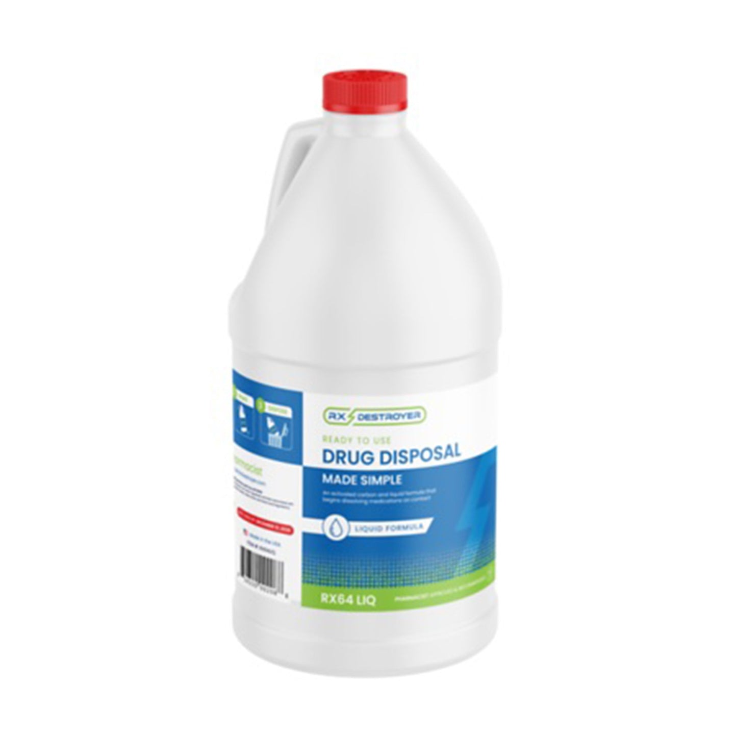 BOTTLE, RX DESTROYER W/HARDENER PKTS 64OZ