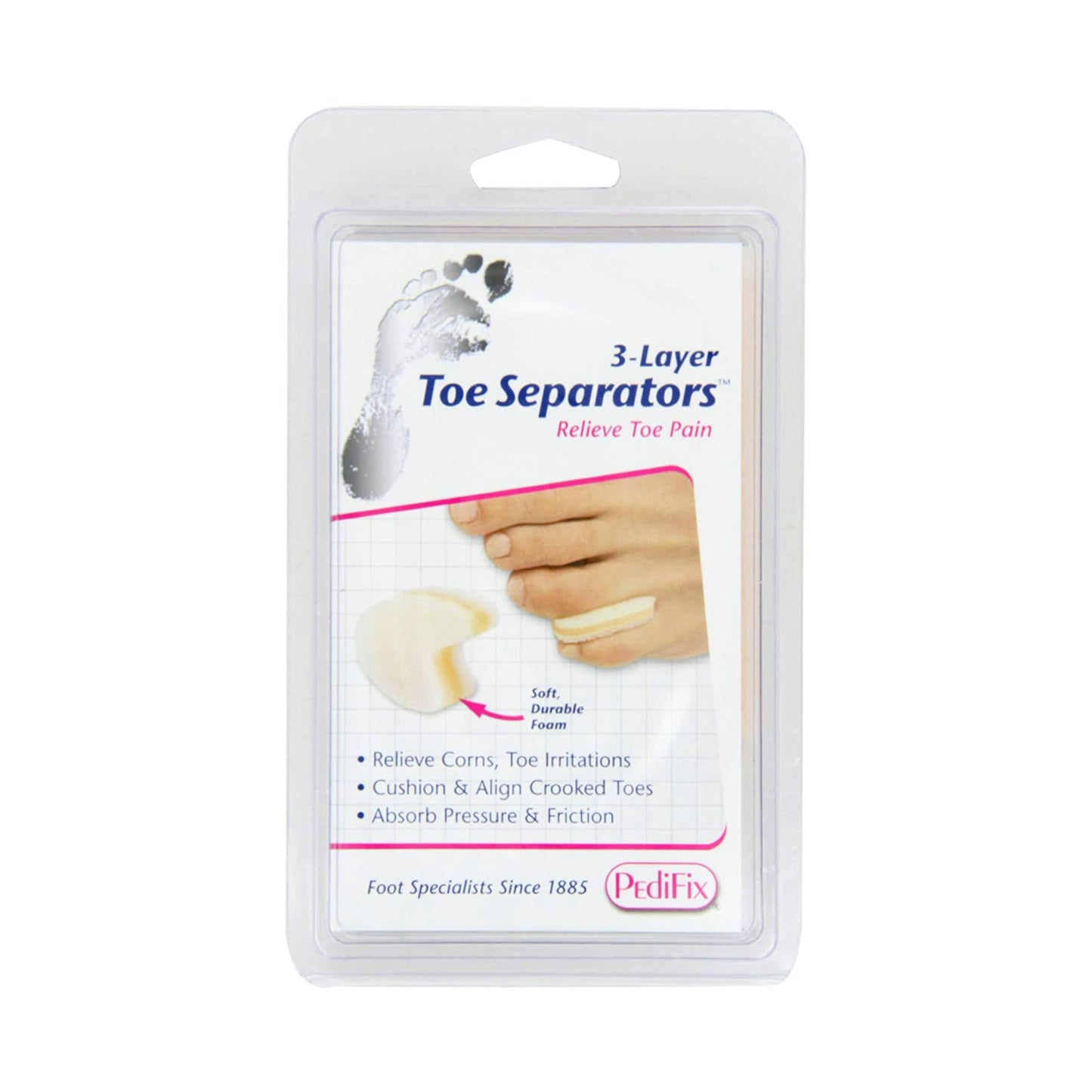 TOE SEPARATOR, FOAM/POLY SM