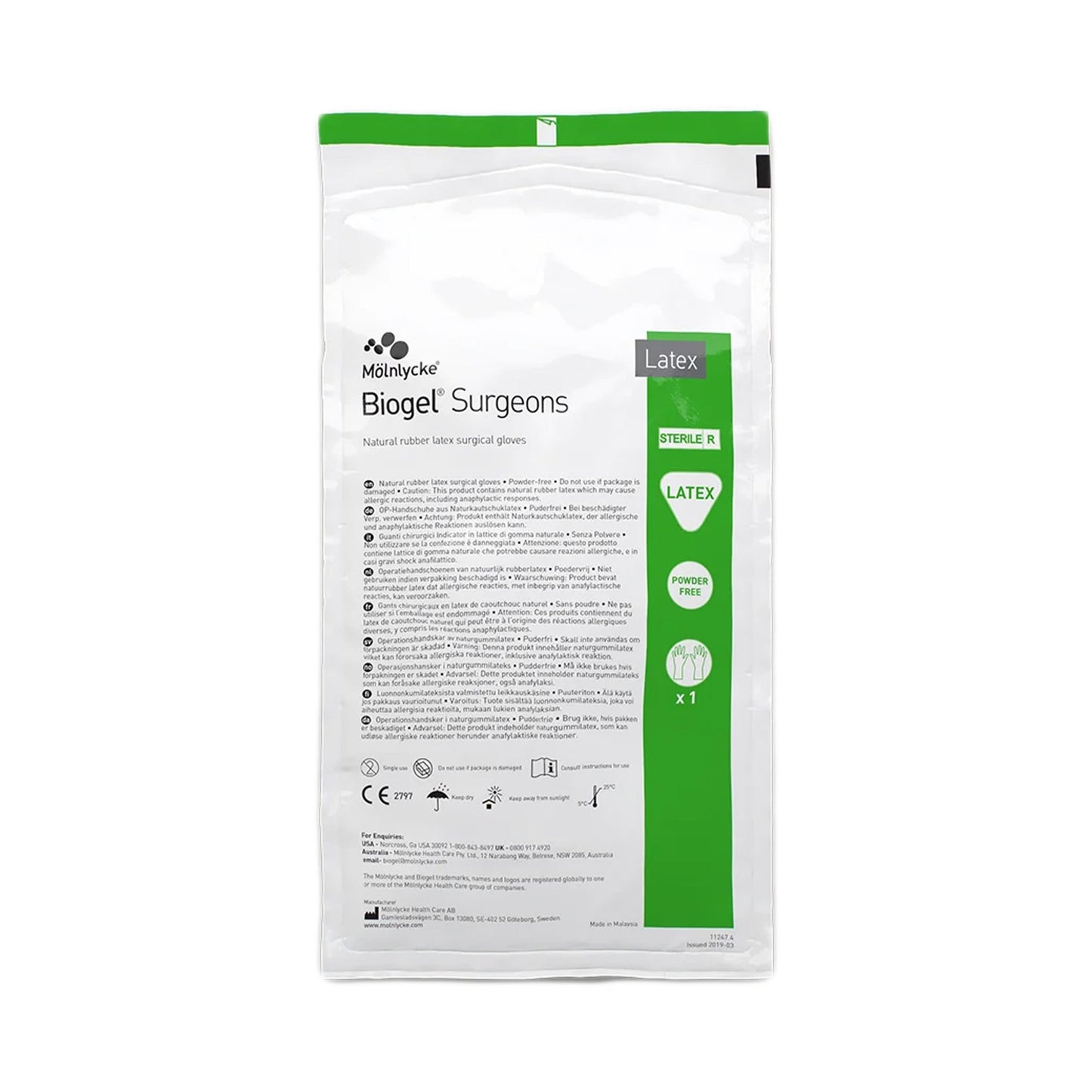 GLOVE, SURG BIOGEL 6.0 STR2 TXT
