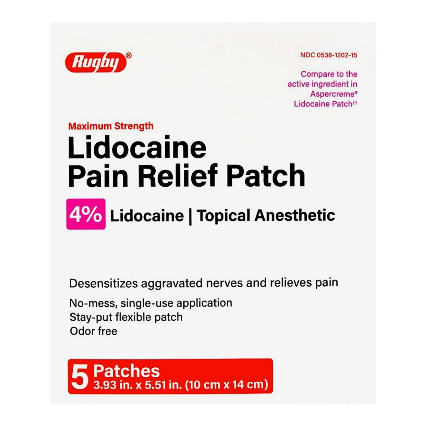 LIDOCAINE PAIN, PATCH 4%
