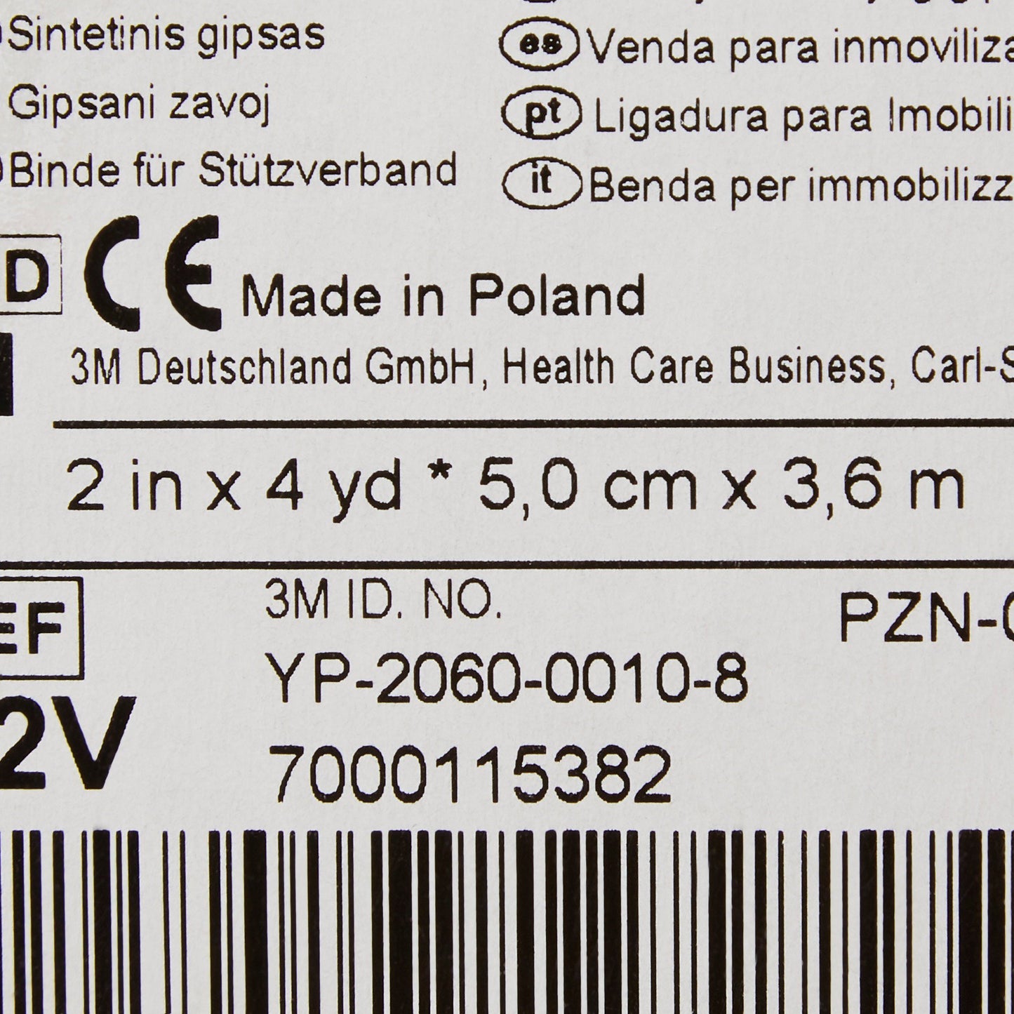 TAPE, CAST SCOTCHCAST 2"X4YDSBRT GRN