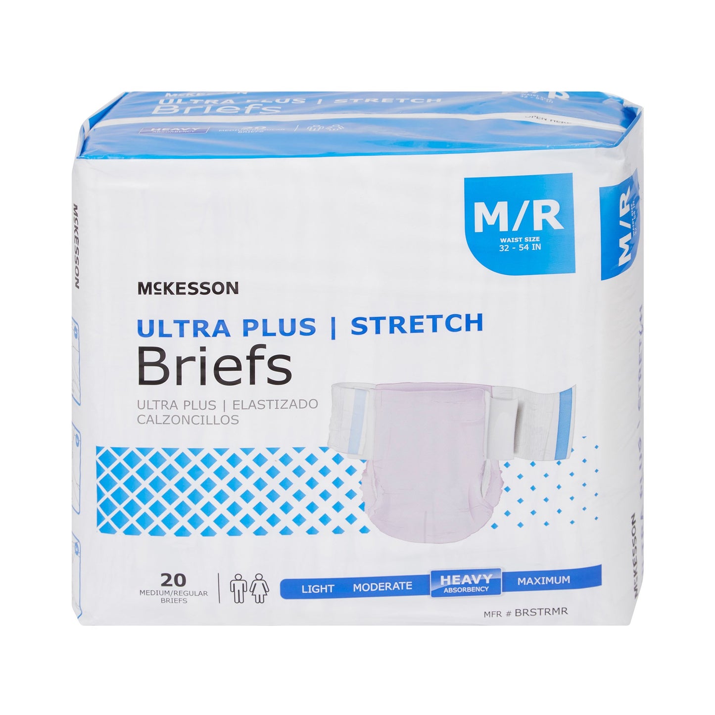 BRIEF, TAB CLSR ULTRA PLUS MED/LG 32-54
