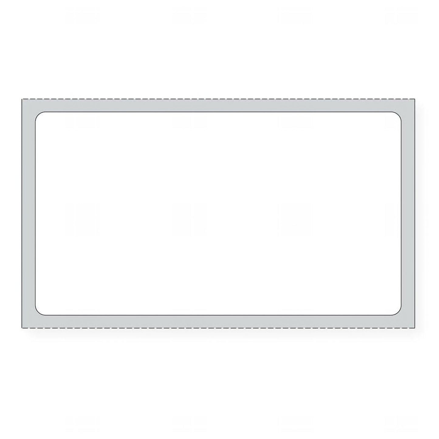 LABEL, DIRECT THERMAL PERM PAPER WHT