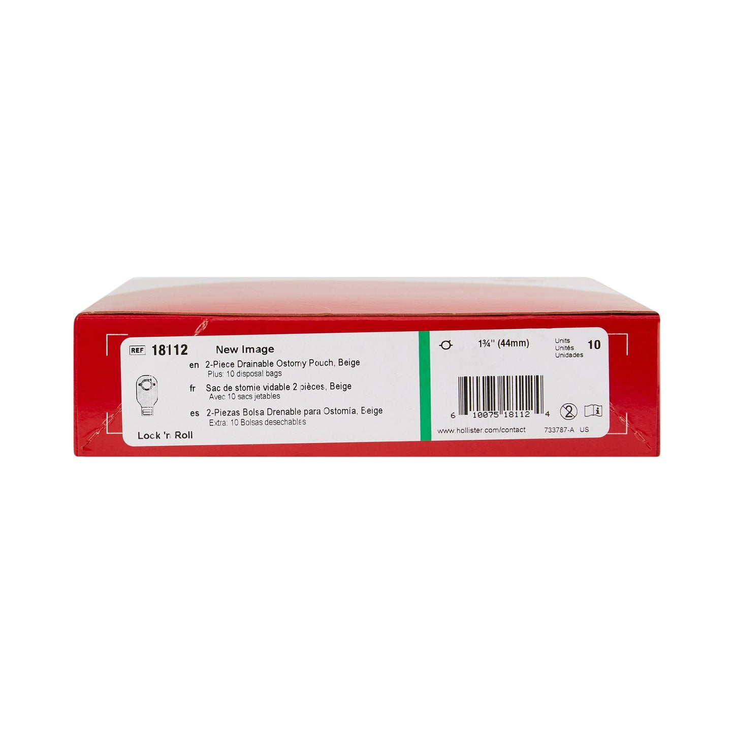 POUCH, NEW IMAGE DRAINABLE 1 3/4"