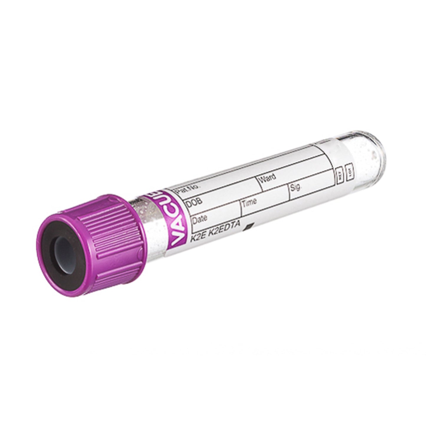 TUBE, BLD COL K2EDTA LAV/WHT 2ML PET VACUETTE