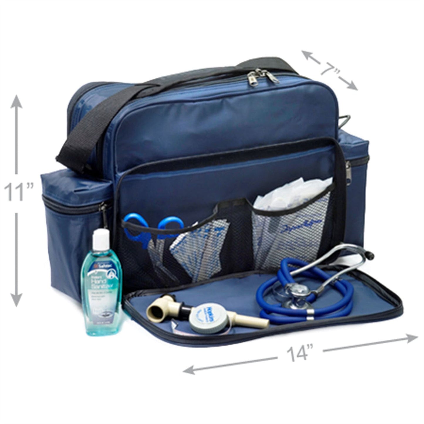 TOTE, MEDICAL HOME HEALTH NYLON NVY 14X11X7" HOPKIN