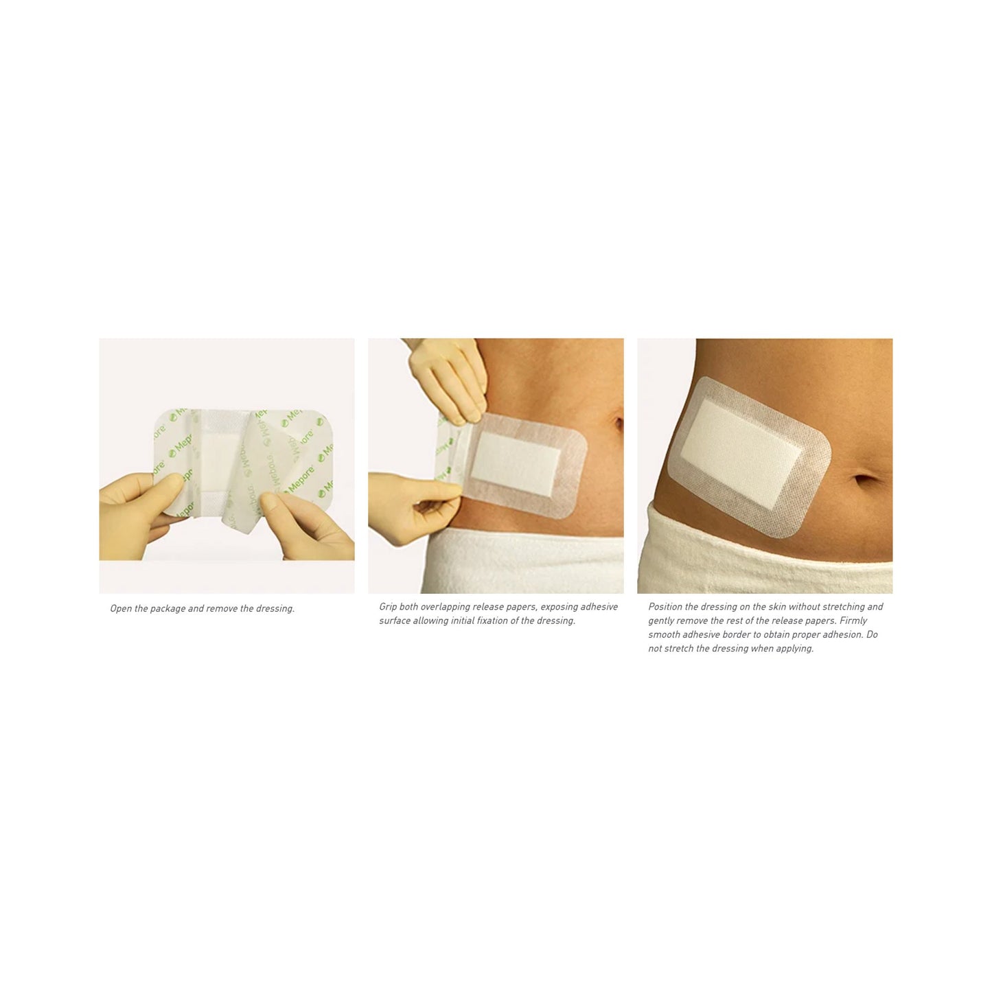 DRESSING, MEPORE 3.6"X6"