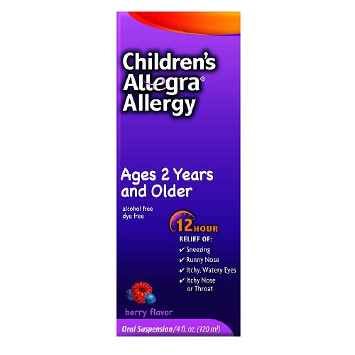 ALLEGRA 12HR, ORAL SUSP CHILDBERRY 30MG/5ML 4OZ 9CHATM