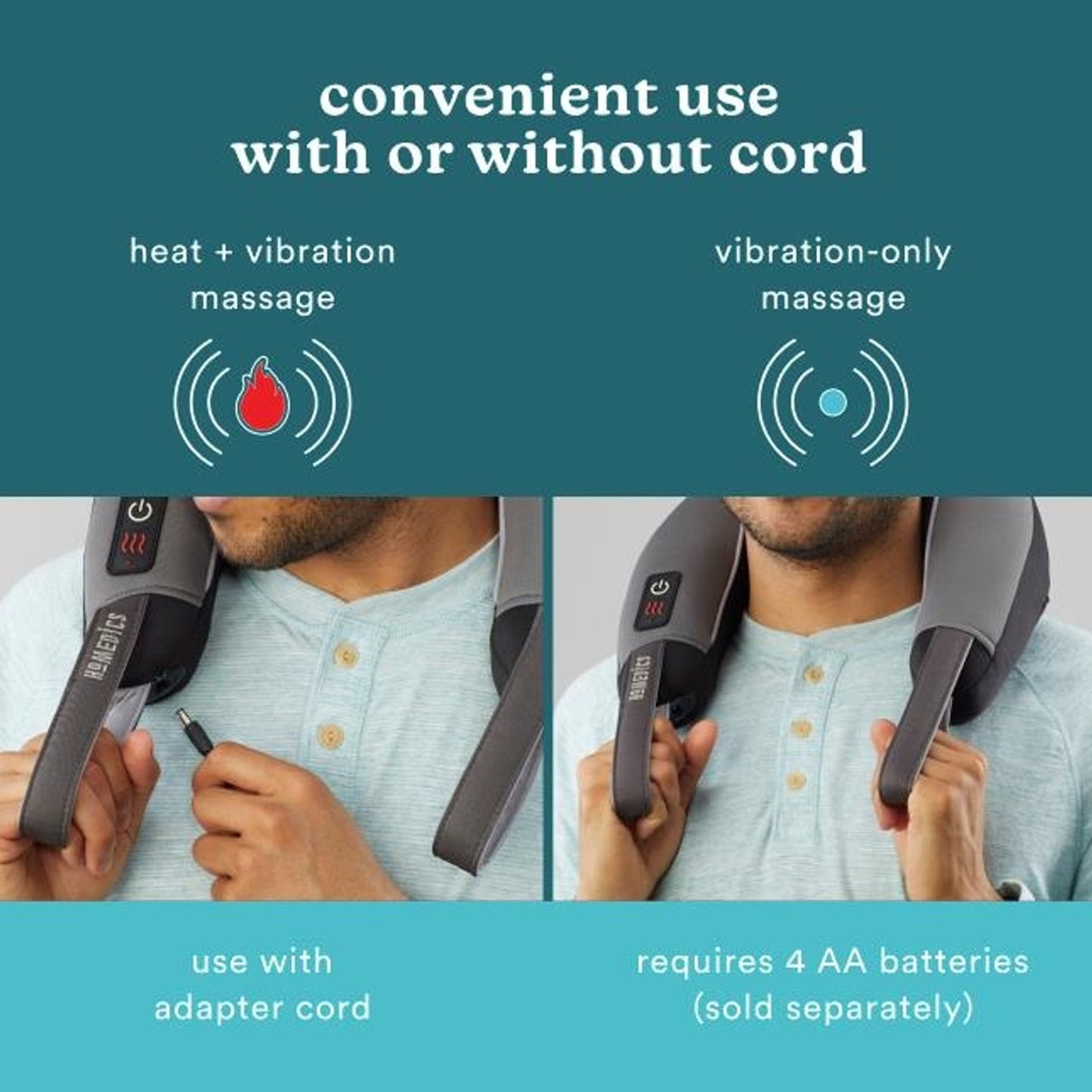MASSAGER, NECK PRO THERAPY VIBRATION W/HEAT