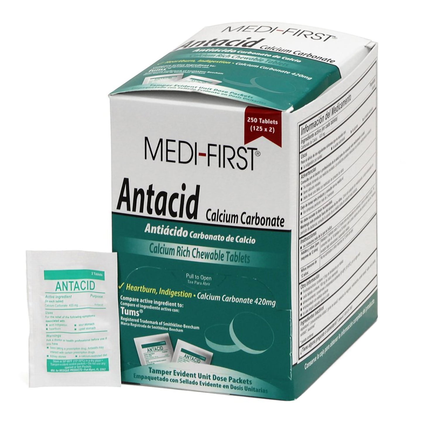 ANTACID, TAB 420MG (2/PK 125PK/BX)