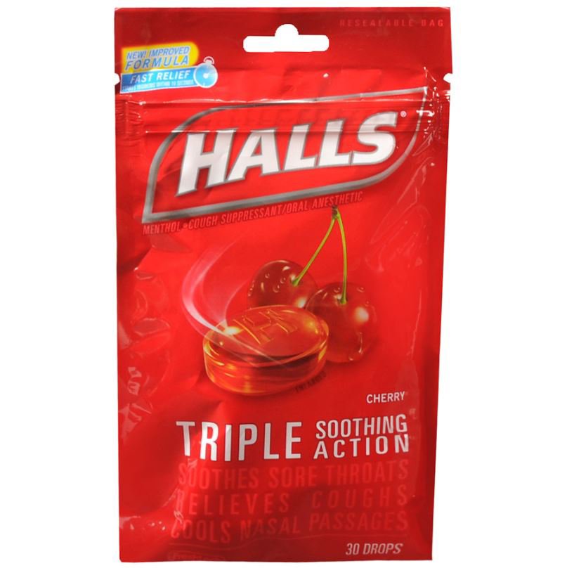 HALLS COUGH, LOZ CHERRY