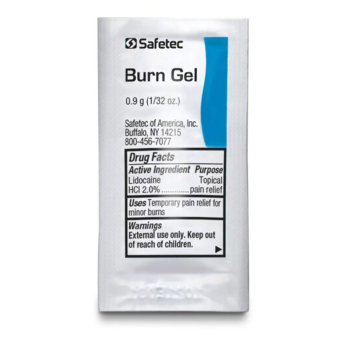 GEL, BURN SAFETEC .9GM BULK