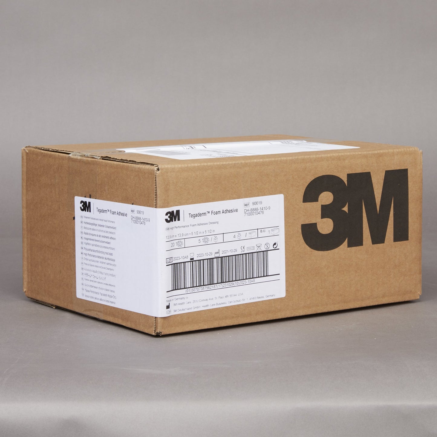 DRESSING, TEGADERM FM ADHSV HEEL 5.5X5.5" PAD 3X3"