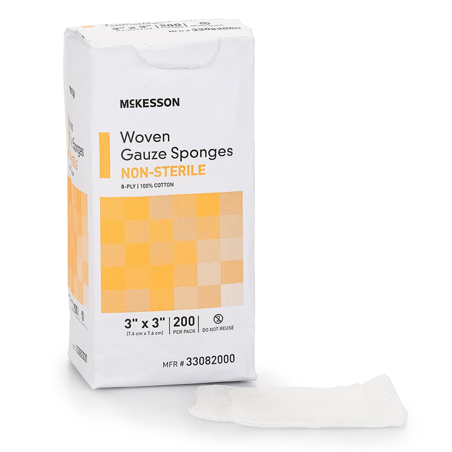 SPONGE, GAUZE 8PLY N/S 3"X3"