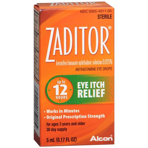 ZADITOR ANTIHIST EYE, DRP 0.025% 5ML 9ALCON