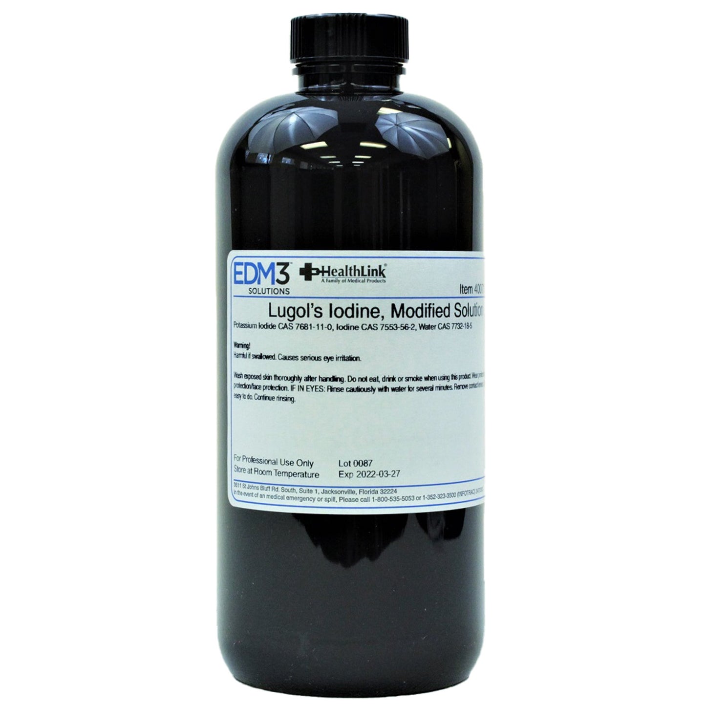 STAIN, LUGOL'S IODINE 2.1% 16OZ BICINF