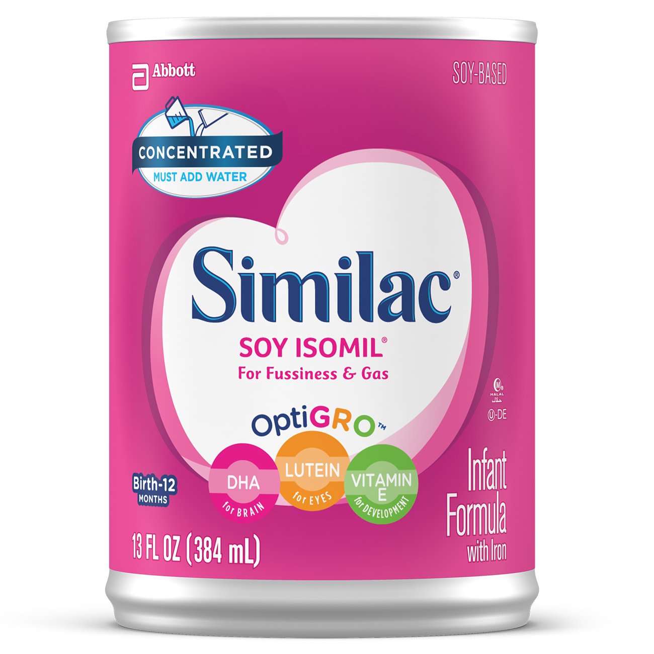SIMILAC SOY ISOMIL, CONC LIQ 13OZ CAN
