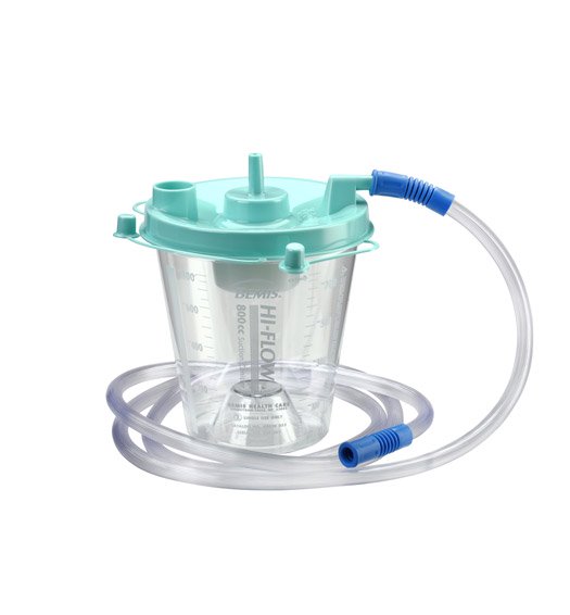 CANISTER KIT, SUCTION 800CC W/TUBING/INSTRUMENTS BEMIS