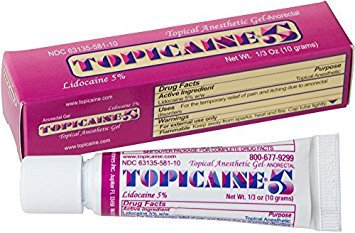 TOPICAINE 5% GEL 10GM TUBEESBALB