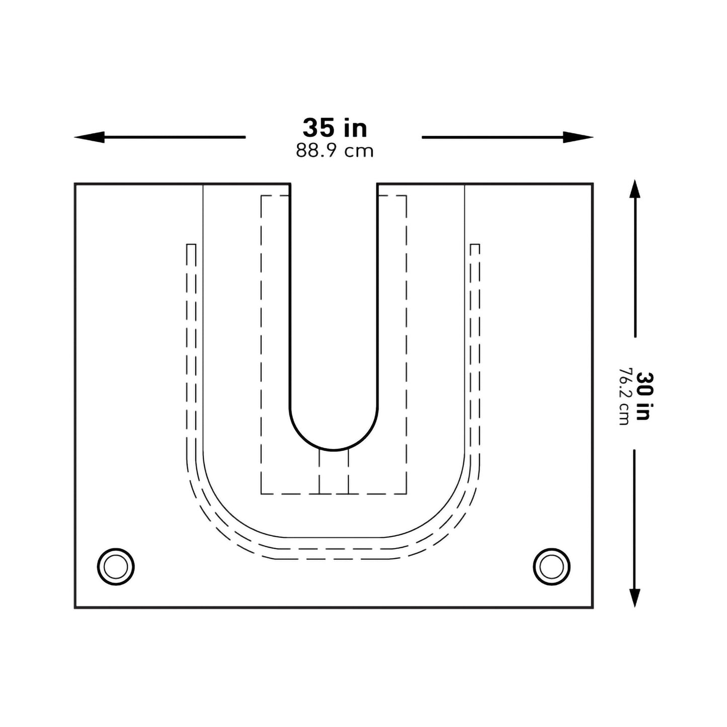 DRAPE, SURG ORTHO IMPERVIOUS W/SPLIT & POUCH 35"X30"