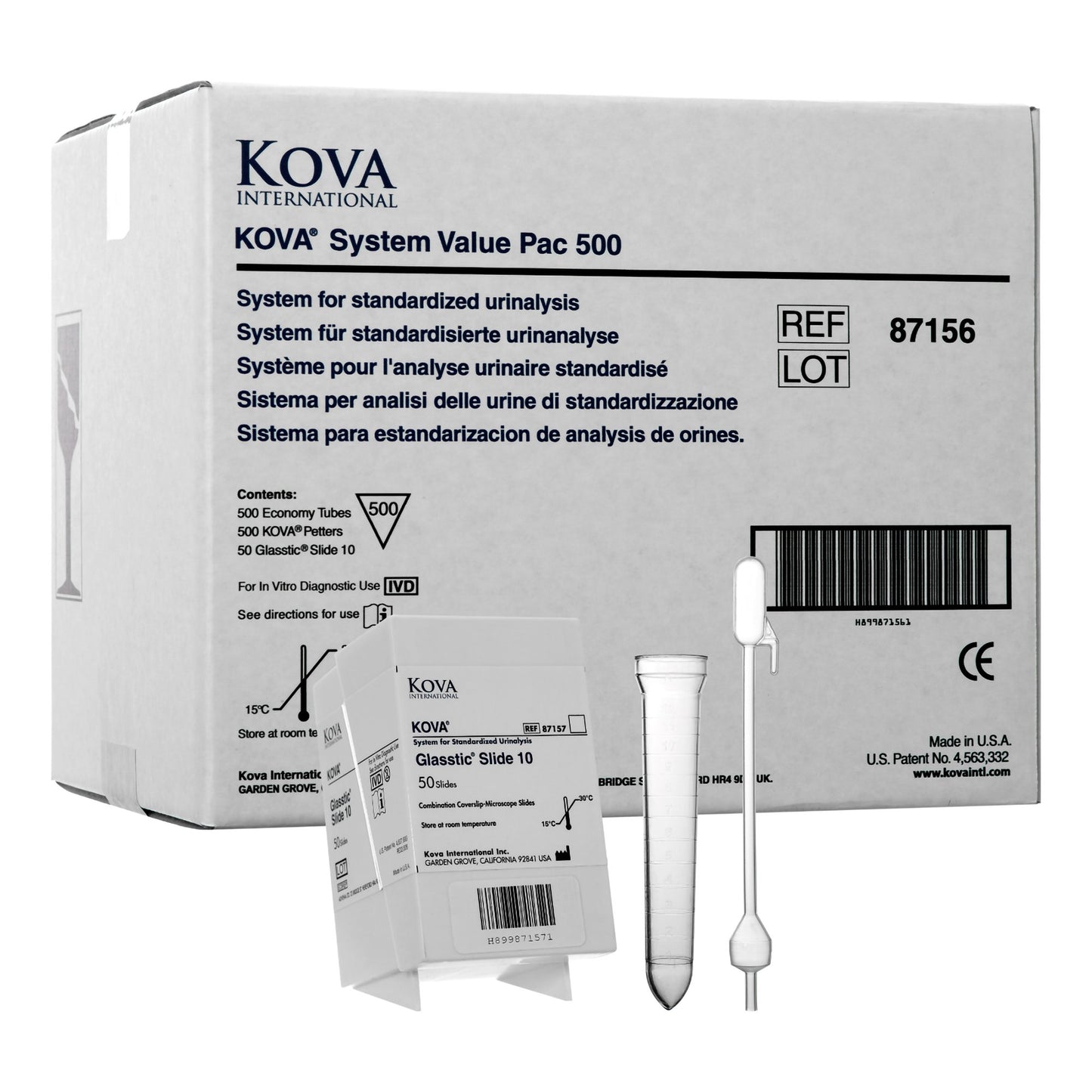 TEST KIT, KOVA SYSTEM PAC 500