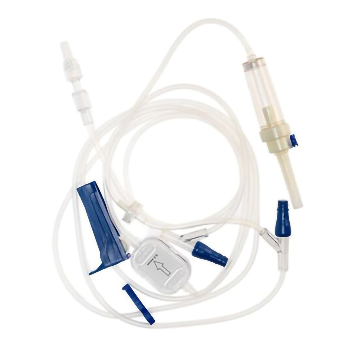 IV PUMP SET, 10DRP 2 NF PORTS.2M FILTER 105"