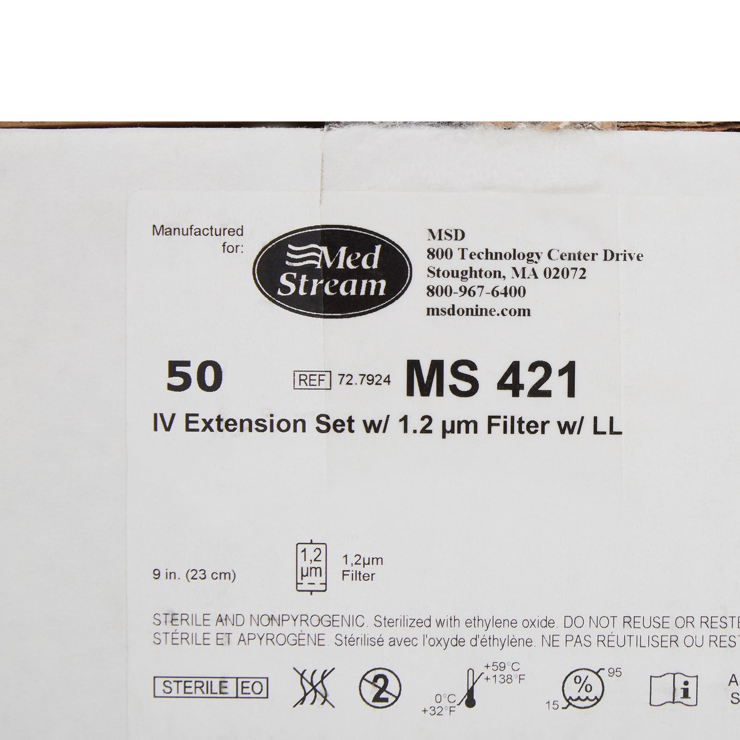 IV EXTENSION SET, STND BORE FILTER 1.2M M/F LL 9"
