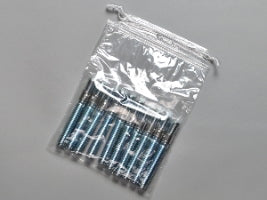 BAG, DRAWSTRING PULL-TITE CLR8"X12" 2MIL