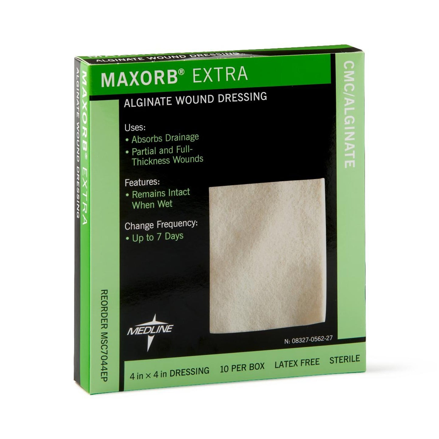 DRESSING, MAXORB XTRA CAL ALGINAT 4"X4" LF